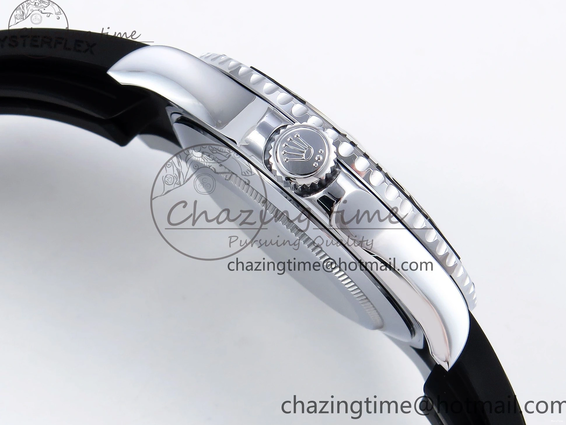 MiroTime 0308 Yacht-Master 226659 SuperF 1:1 Best Edition Black Dial on Oysterflex Strap VR Premium 1341